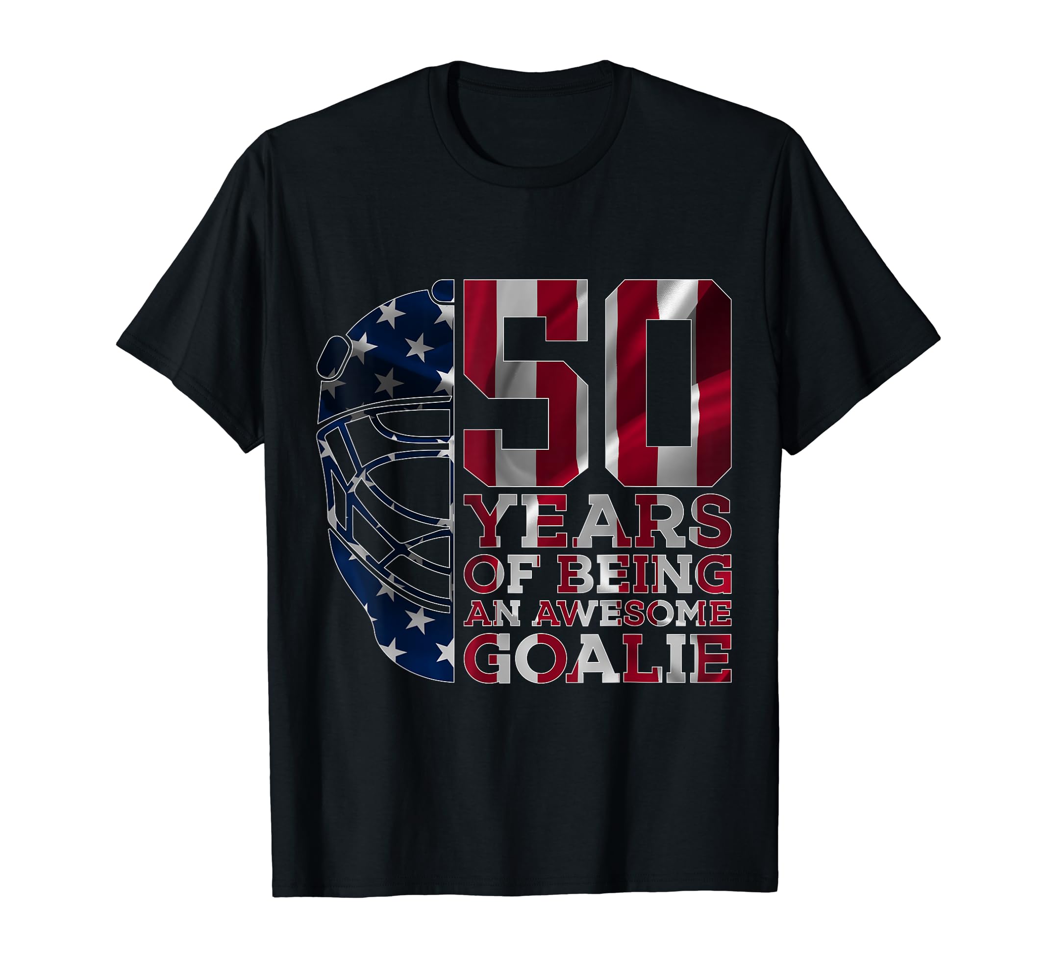 Goalkeeper 50 Years Awesome Goalie T-Shirt - Custom Art Print Men Women