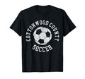 Cottonwood County Soccer Distressed 90S T-Shirt - Aesthetic Graphic Unisex