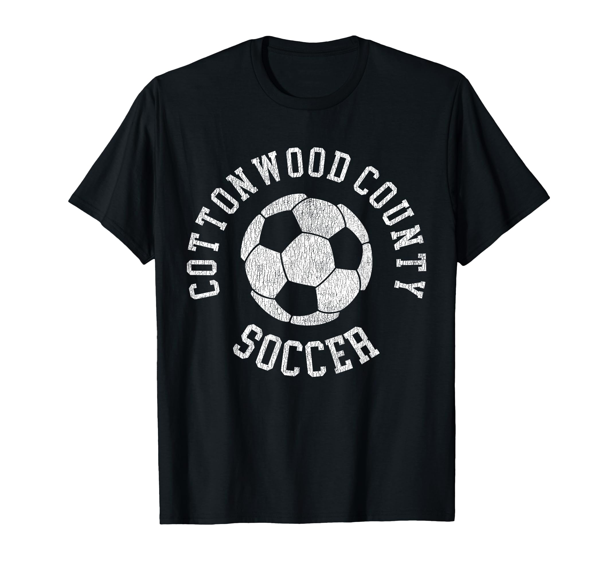 Cottonwood County Soccer Distressed 90S T-Shirt - Aesthetic Graphic Unisex