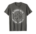 Blessed Soccer Skills Soccer T-Shirt - Aesthetic Graphic Men Women
