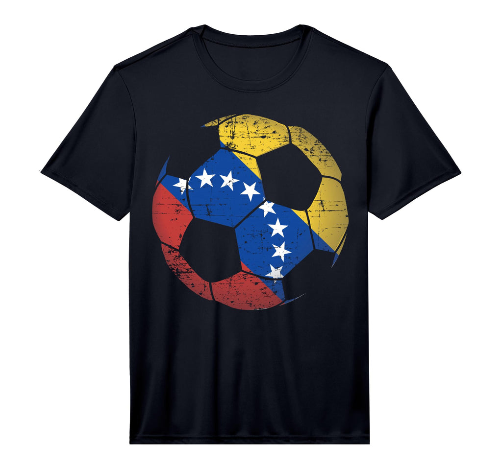 Venezuela Soccer Ball Flag Venezuelan T-Shirt - Aesthetic Graphic Unisex