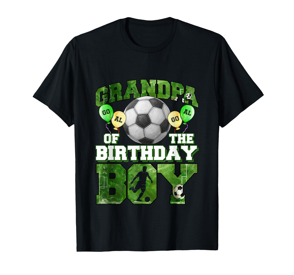 Soccer Grandpa Birthday Party Soccer T-Shirt - Trendy Graphic Unisex