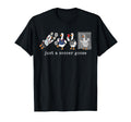 Just Soccer Goose Funny Goose Soccer T-Shirt - Custom Art Print Unisex