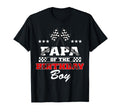 Papa Birthday Soccer Party Family T-Shirt - Casual Everyday Wear Men Women