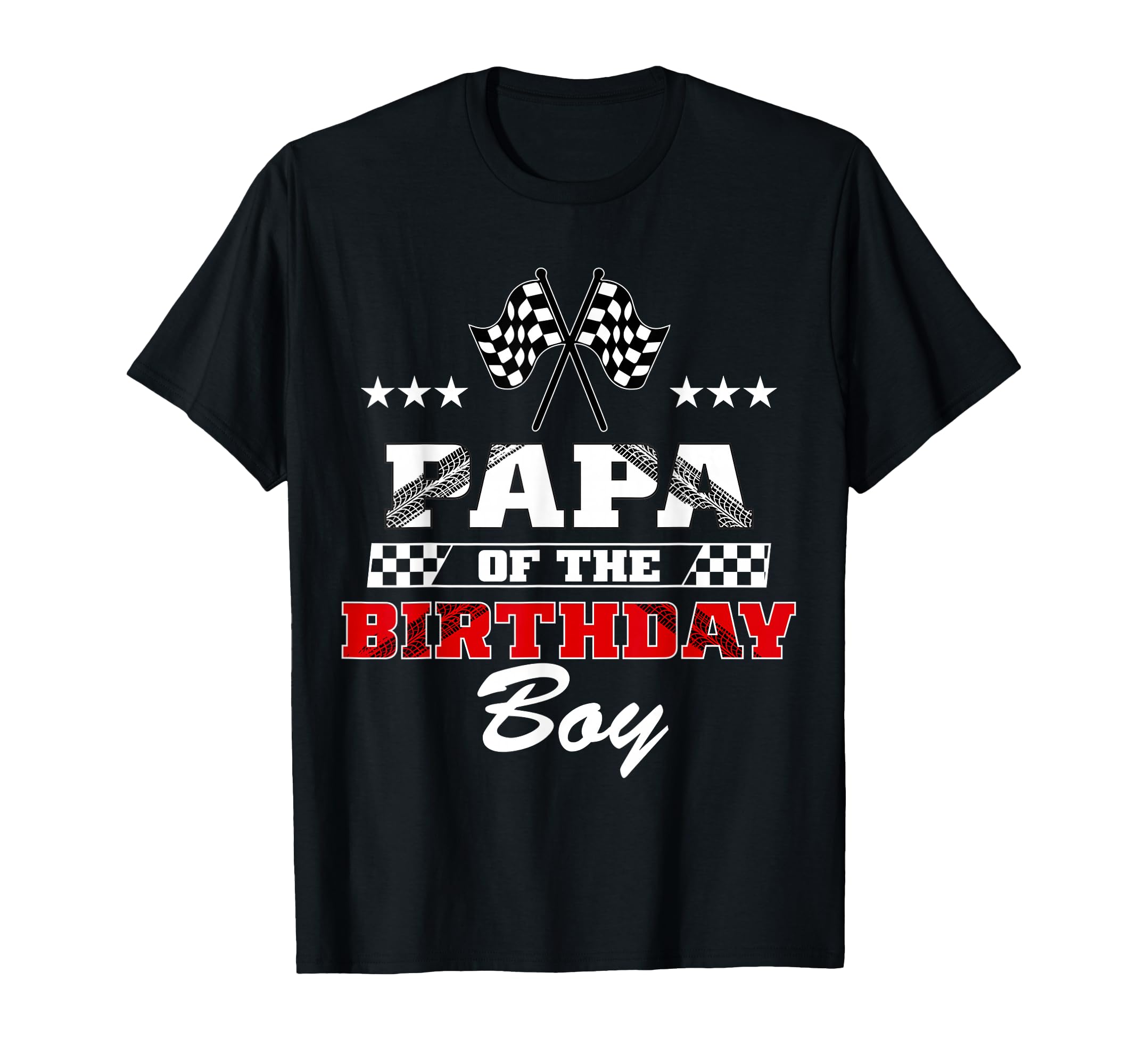 Papa Birthday Soccer Party Family T-Shirt - Casual Everyday Wear Men Women