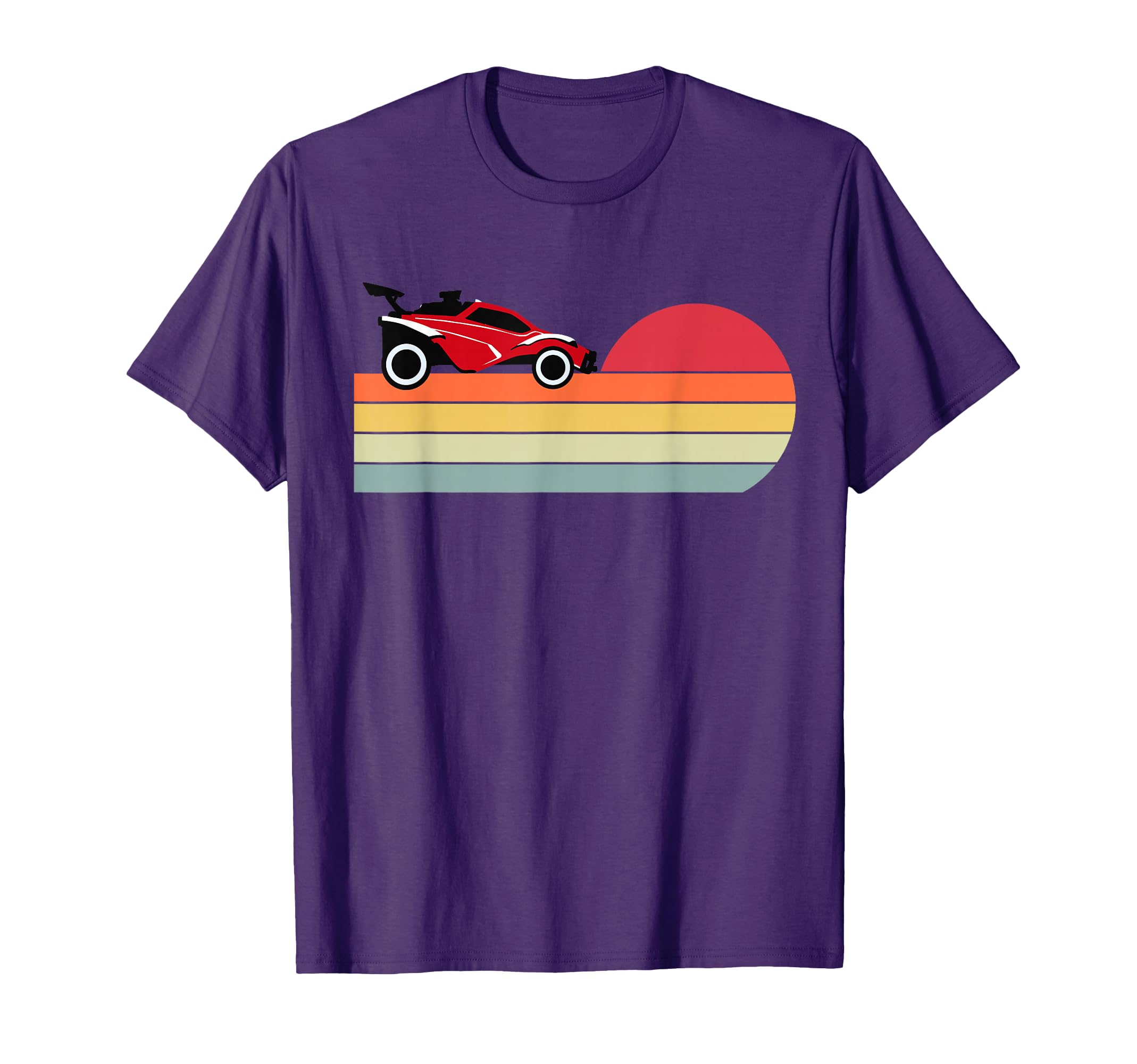Octane Rocket Soccer Sunset T-Shirt - Novelty Apparel for Adults