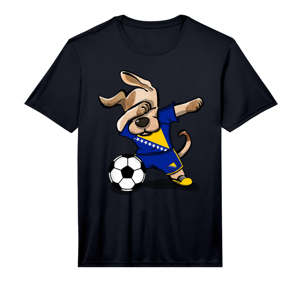 Bosnia Herzegovina Soccer Jersey T-Shirt - Fun Novelty Design for Adults