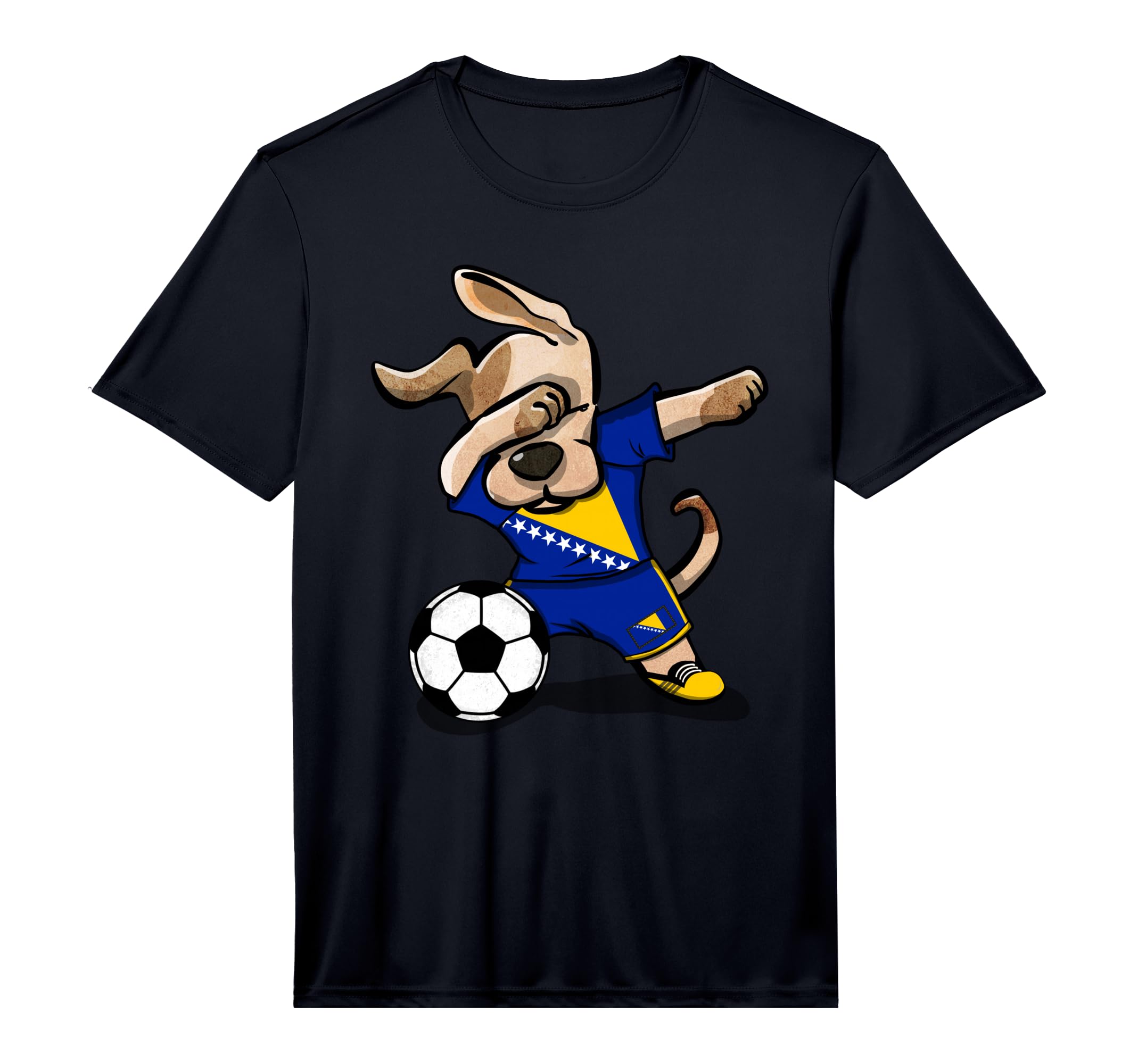Bosnia Herzegovina Soccer Jersey Bosnian T-Shirt - Custom Art Print Unisex