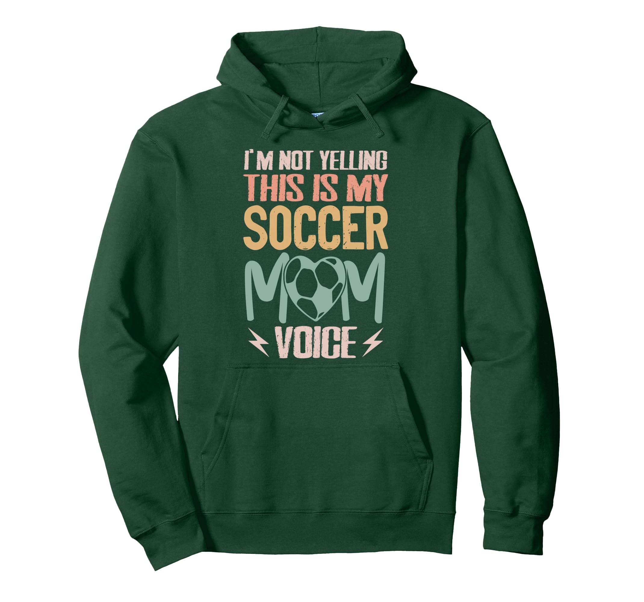 Im Not Yelling This Is My Soccer Mom Hoodie - Aesthetic Graphic Unisex