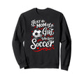 Soccer Mom Just Mom Who Loves Sweatshirt - Fun Novelty Design for Adults