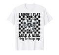 Soccer I Know I Play Like T-Shirt - Custom Art Print for Adults