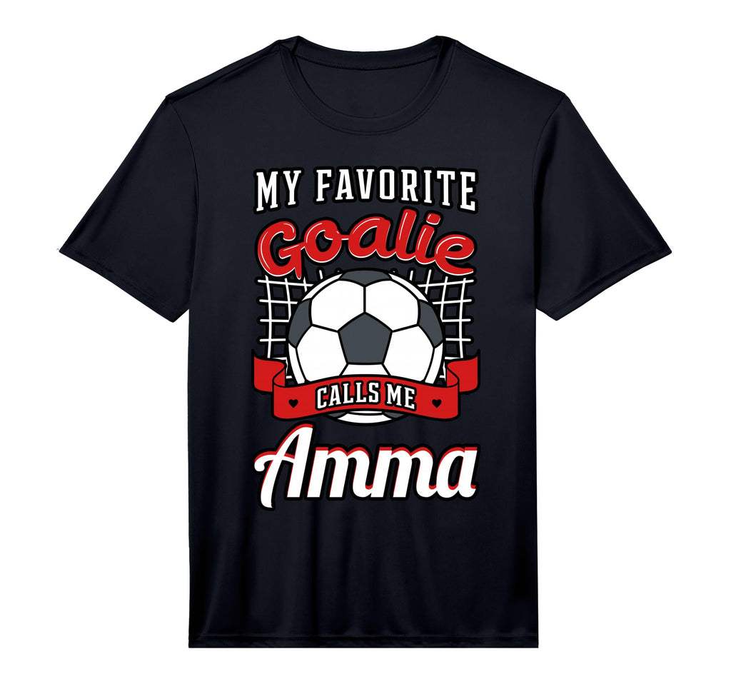 My Favorite Goalie Calls Me Amma T-Shirt - Fun Novelty Design Unisex