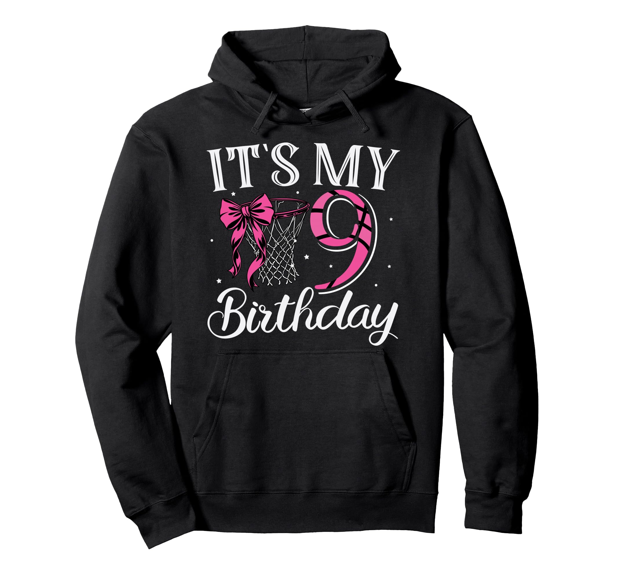 Its My Nine 9 Years Birthday Coquette Hoodie - Trendy Graphic Men Women