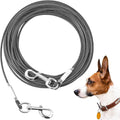 Tie Out Cable for Dogs,100FT Dog Leads,Heavy Duty Tie Out Cable for Large Dogs Up to 125lbs,Durable Dog Runner Tether Line for Outdoor,Yard