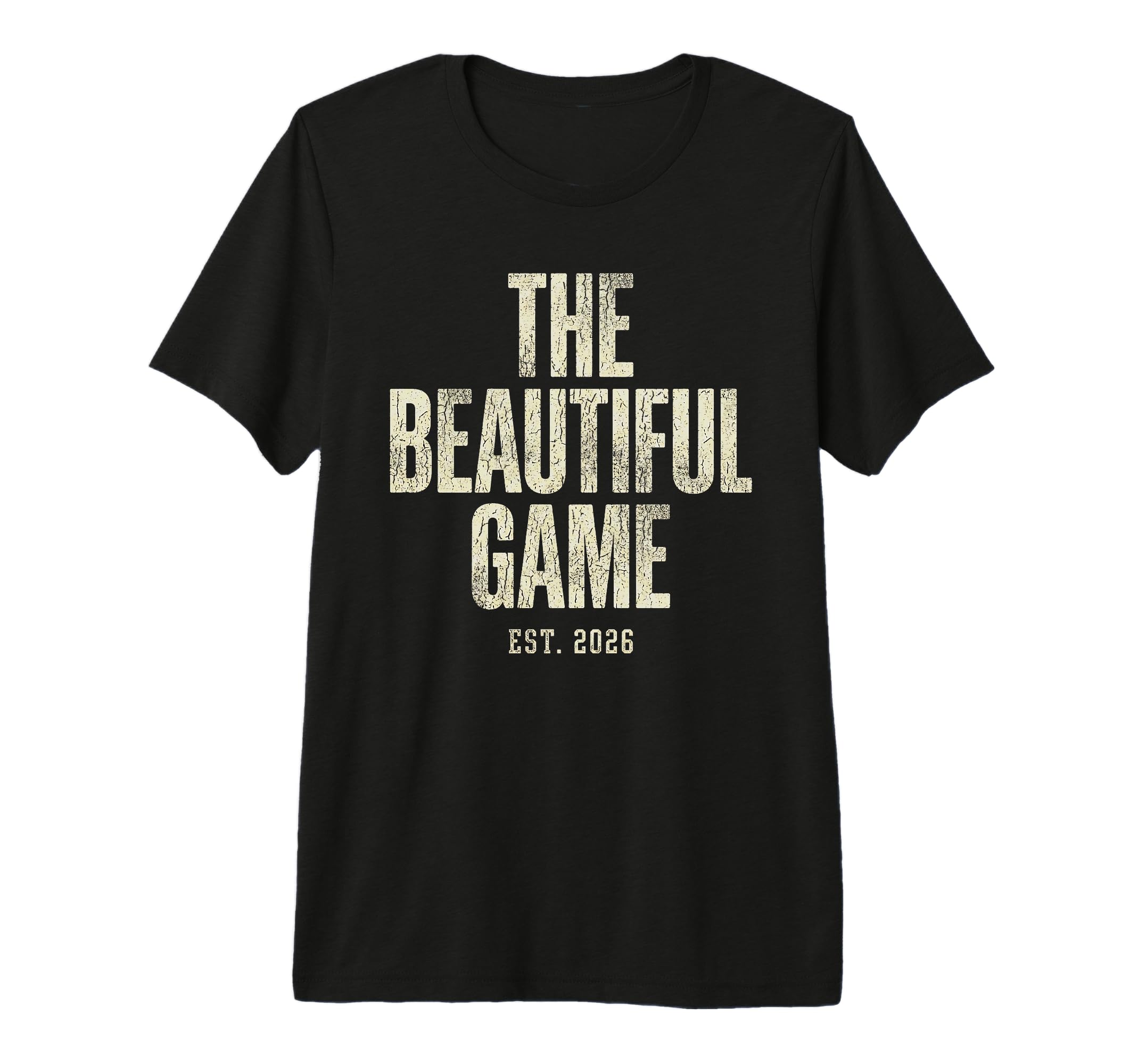 Beautiful Game Est 2026 Soccer Football T-Shirt - Aesthetic Graphic Unisex