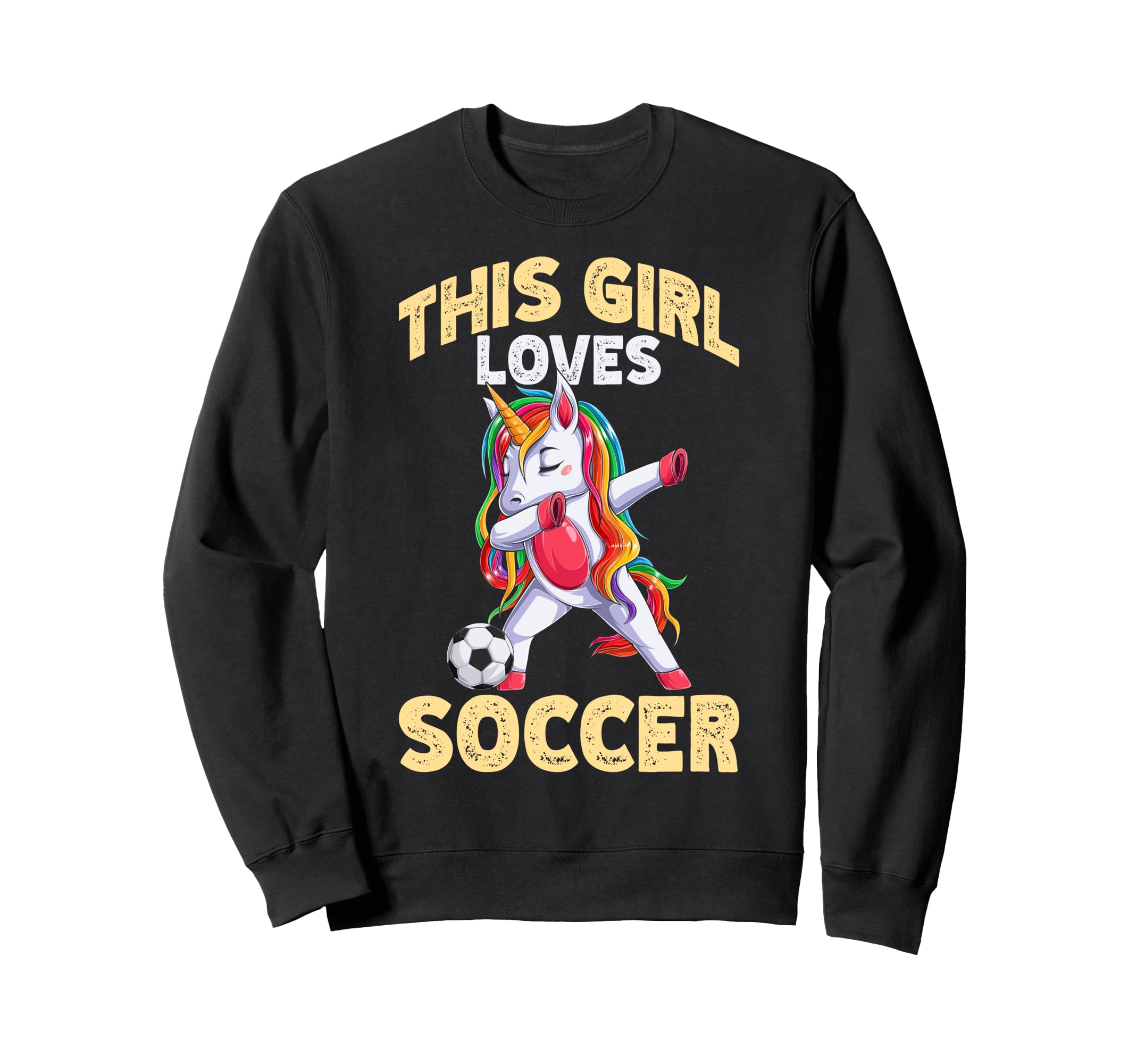 Sport Loves Soccer Sweatshirt - Fun Novelty Design for Adults
