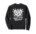 Soccer Is My Valentine Funny Love Sweatshirt - Novelty Apparel for Adults
