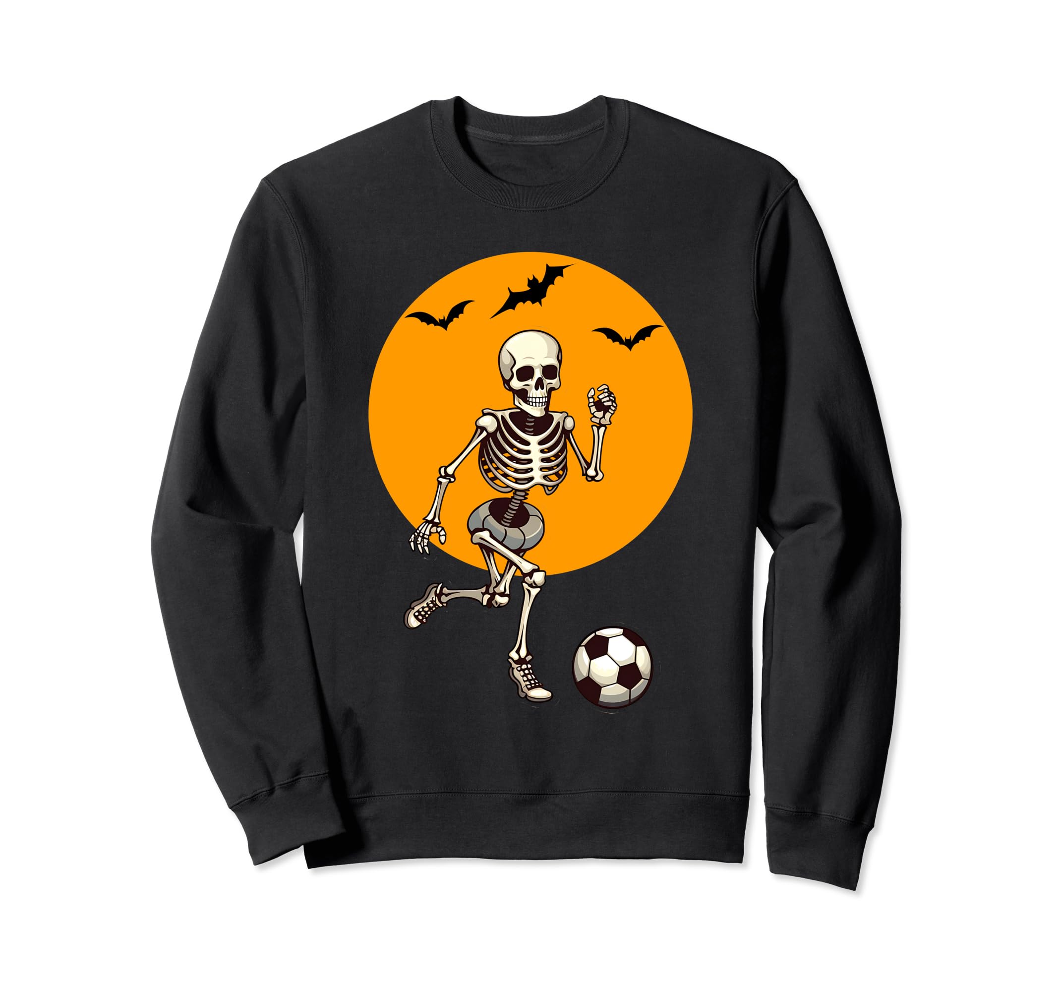 Soccer Skeleton Halloween Costume Sweatshirt - Novelty Apparel Men Women