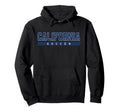 California Soccer Blue Text Hoodie - Graphic Print for Adults