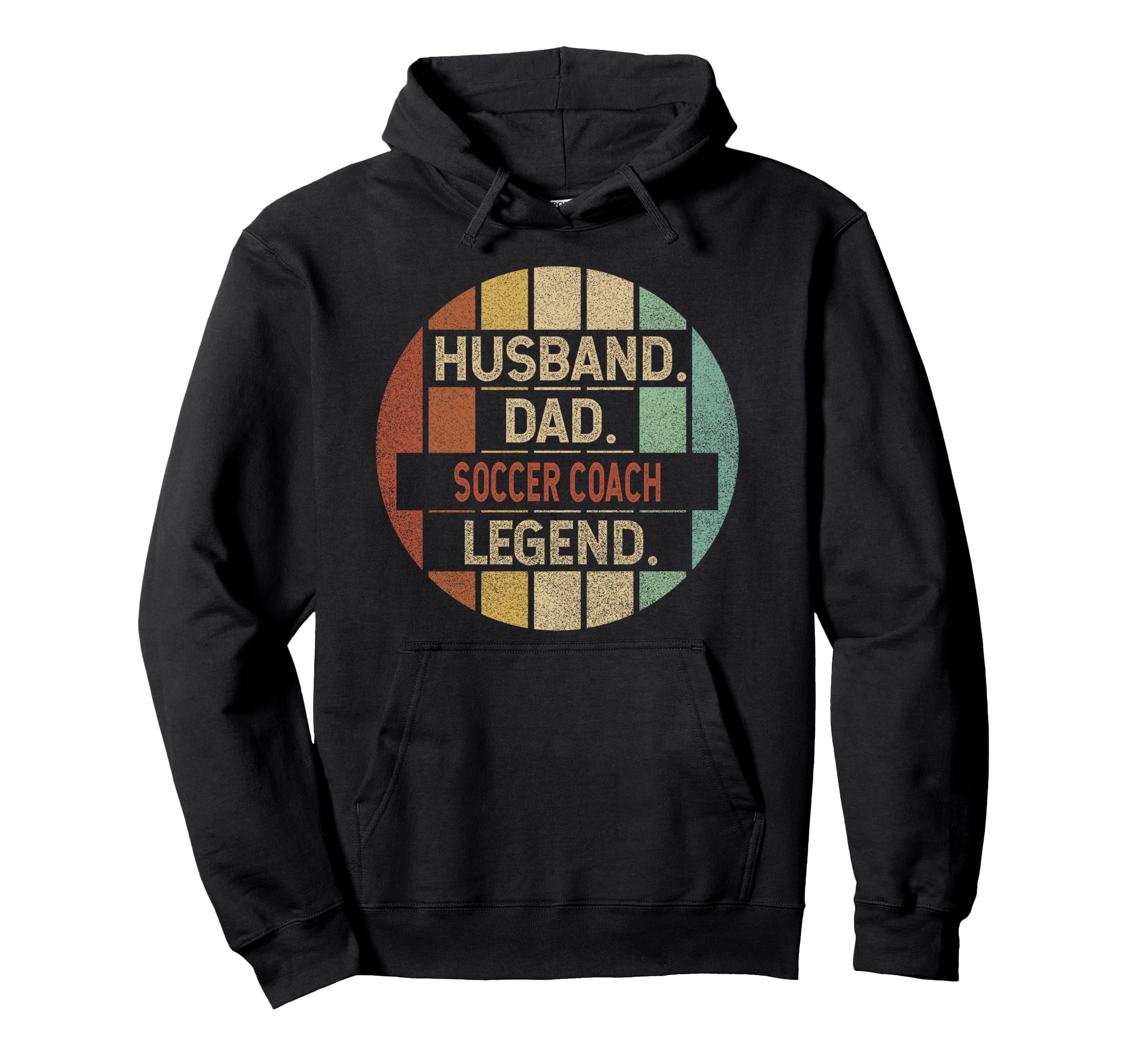 Husband Dad Soccer Coach Legend Hoodie - Streetwear Style Men Women