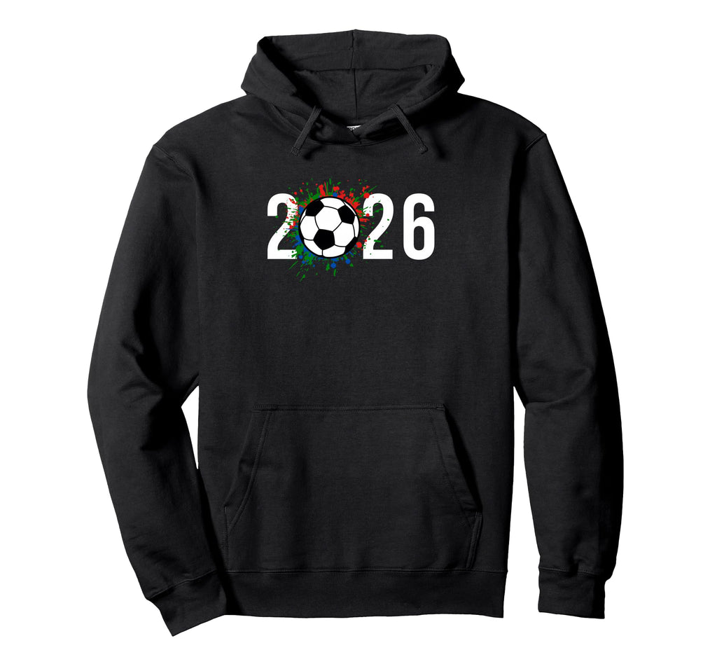 2026 Soccer Play Game Year Players Hoodie - Custom Art Print Unisex