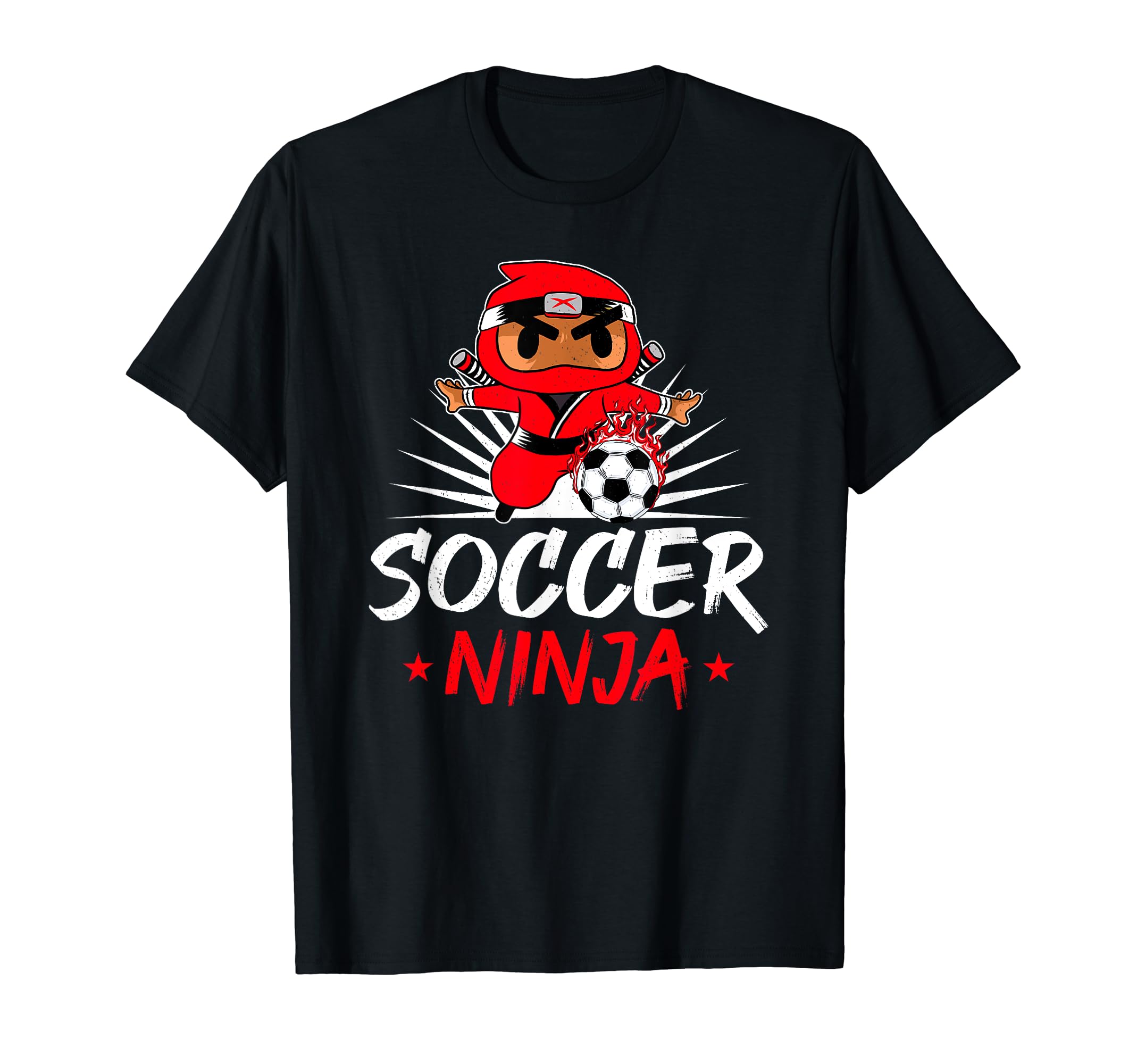 Funny Soccer Ninja Soccer Player Legend T-Shirt - Novelty Apparel Unisex