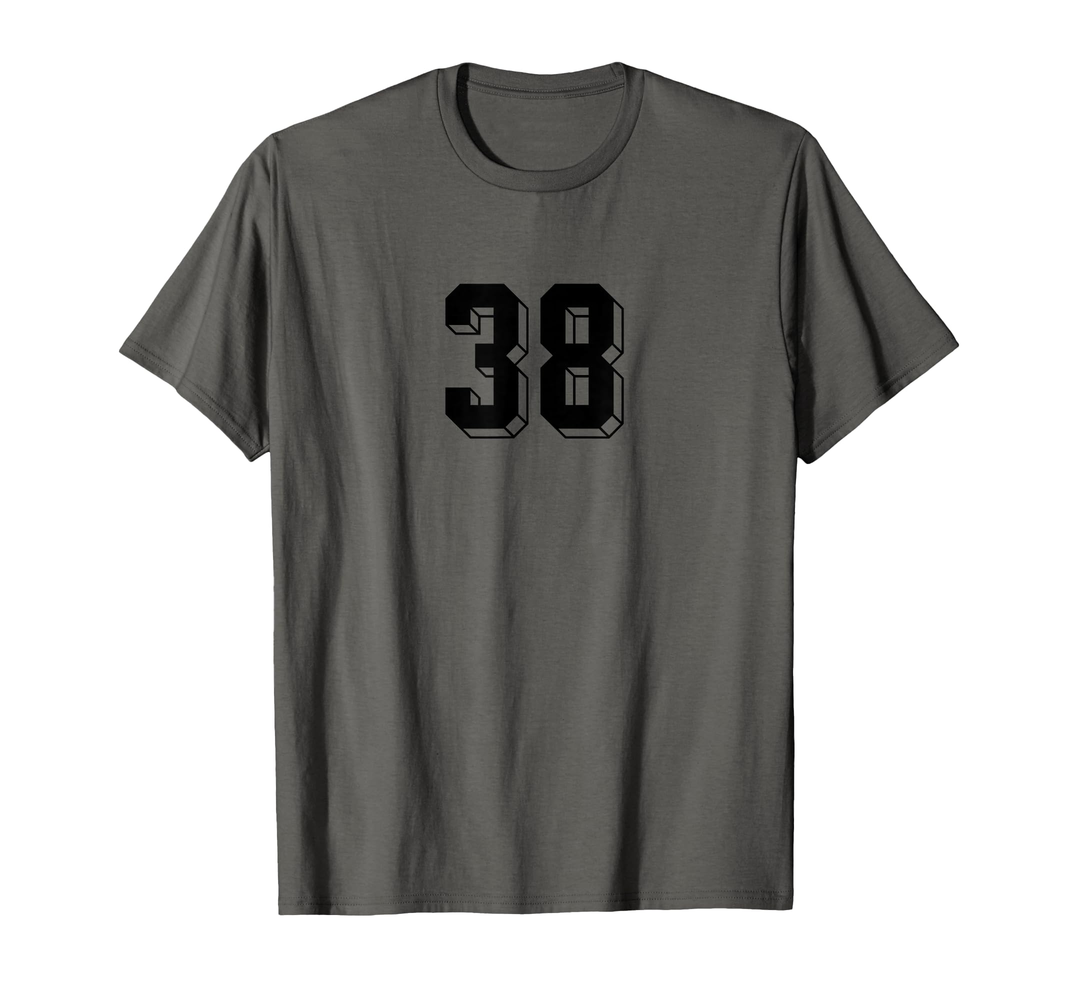 Number 38 80S 90S Soccer Team Jersey T-Shirt - Custom Art Print Men Women