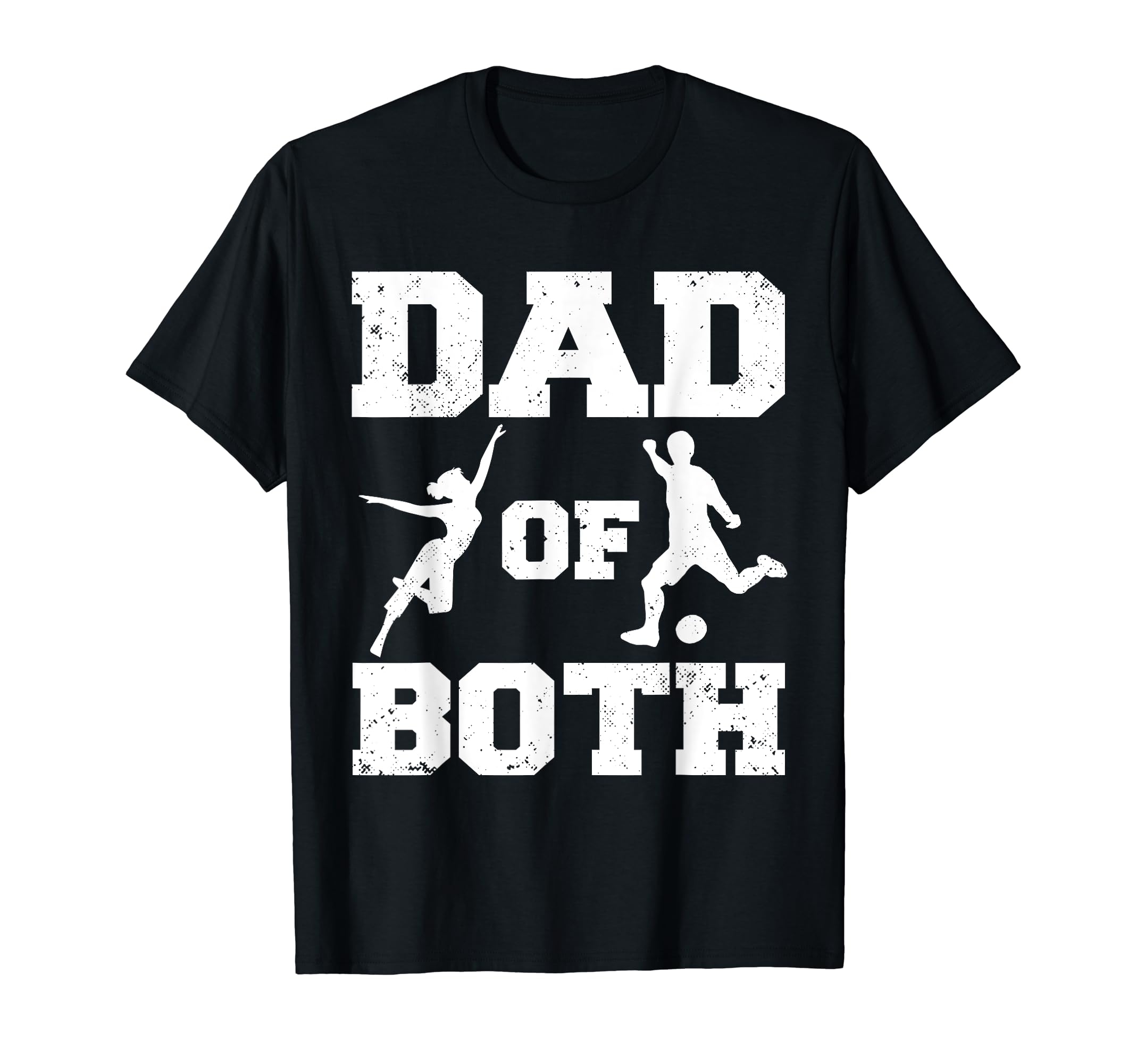 Dad Both Funny Dance Soccer Dad T-Shirt - Unique Graphic Men Women
