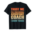 Assistant Coach Softball Baseball Coaches T-Shirt - Minimalist Print Unisex