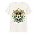 Brasil Legend Crowned Soccer Ball Tri T-Shirt - Graphic Print for Adults