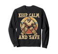 Ice Hockey Goalie Goalkeeper Keep Sweatshirt - Casual Everyday Wear Unisex