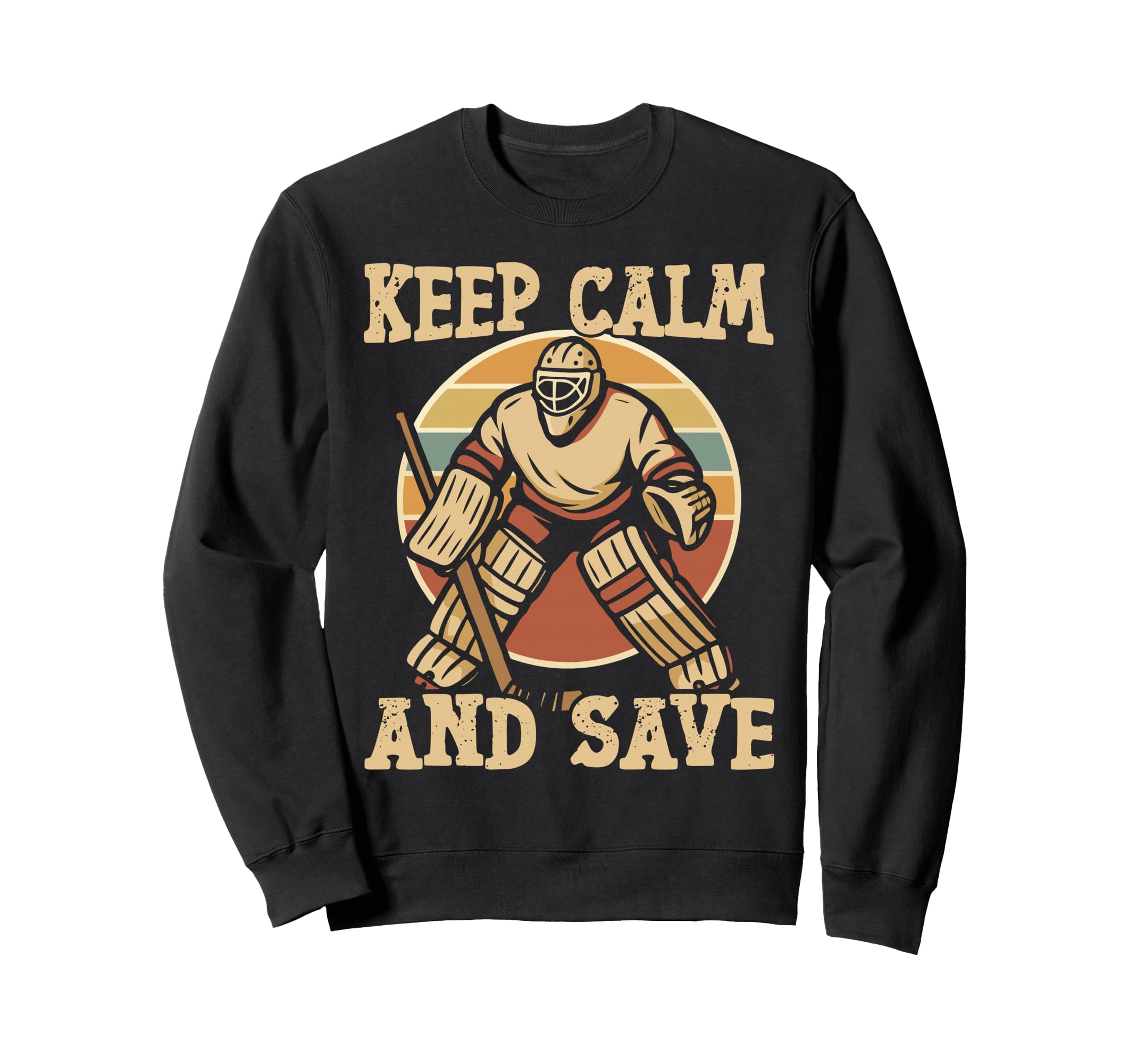 Ice Hockey Goalie Goalkeeper Keep Sweatshirt - Casual Everyday Wear Unisex