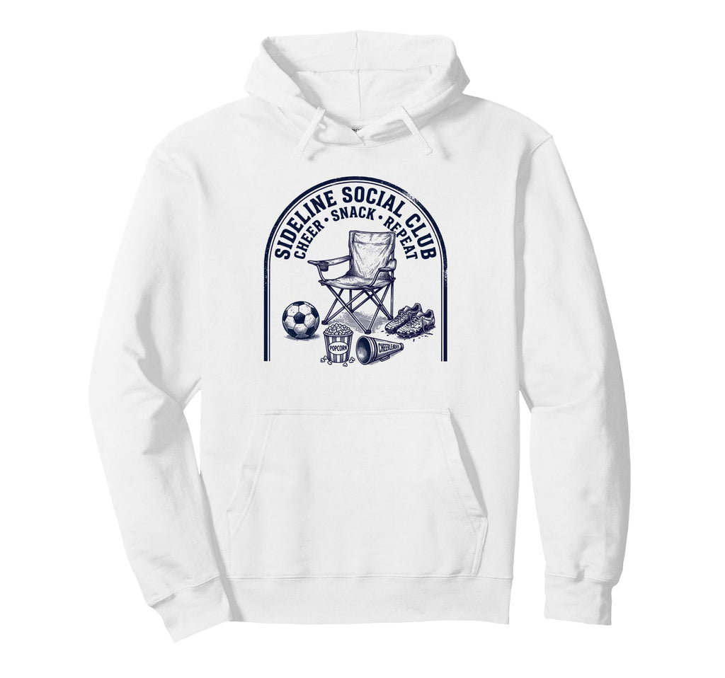 Sideline Social Club Cheer Snack Hoodie - Fun Novelty Design Men Women
