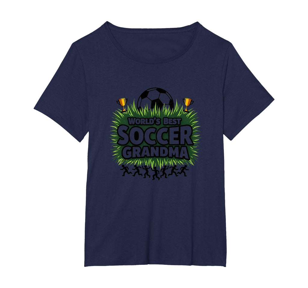 Worlds Best Soccer Grandma Champion T-Shirt - Novelty Apparel Unisex