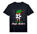 Jingle Ballers Soccer Ball Elf Squad T-Shirt - Minimalist Print Unisex