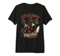 Patterdale Terrier Motorbike Love T-Shirt - Custom Art Print for Adults
