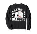 Grandpa Ballers Soccer Baseball Sweatshirt - Streetwear Style for Adults
