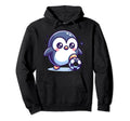 Funny Soccer Penguin Champion Fan Hoodie - Custom Art Print Men Women