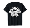 Soccer Mawmaw Soccer Ball Split T-Shirt - Streetwear Style for Adults
