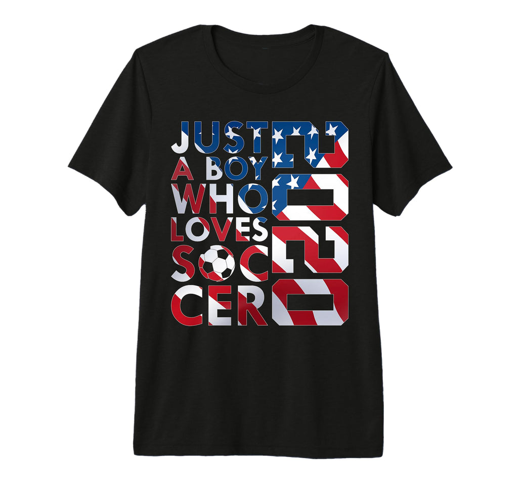 Mens 2020 Just Who Loves Soccer 6Th T-Shirt - Streetwear Style Unisex