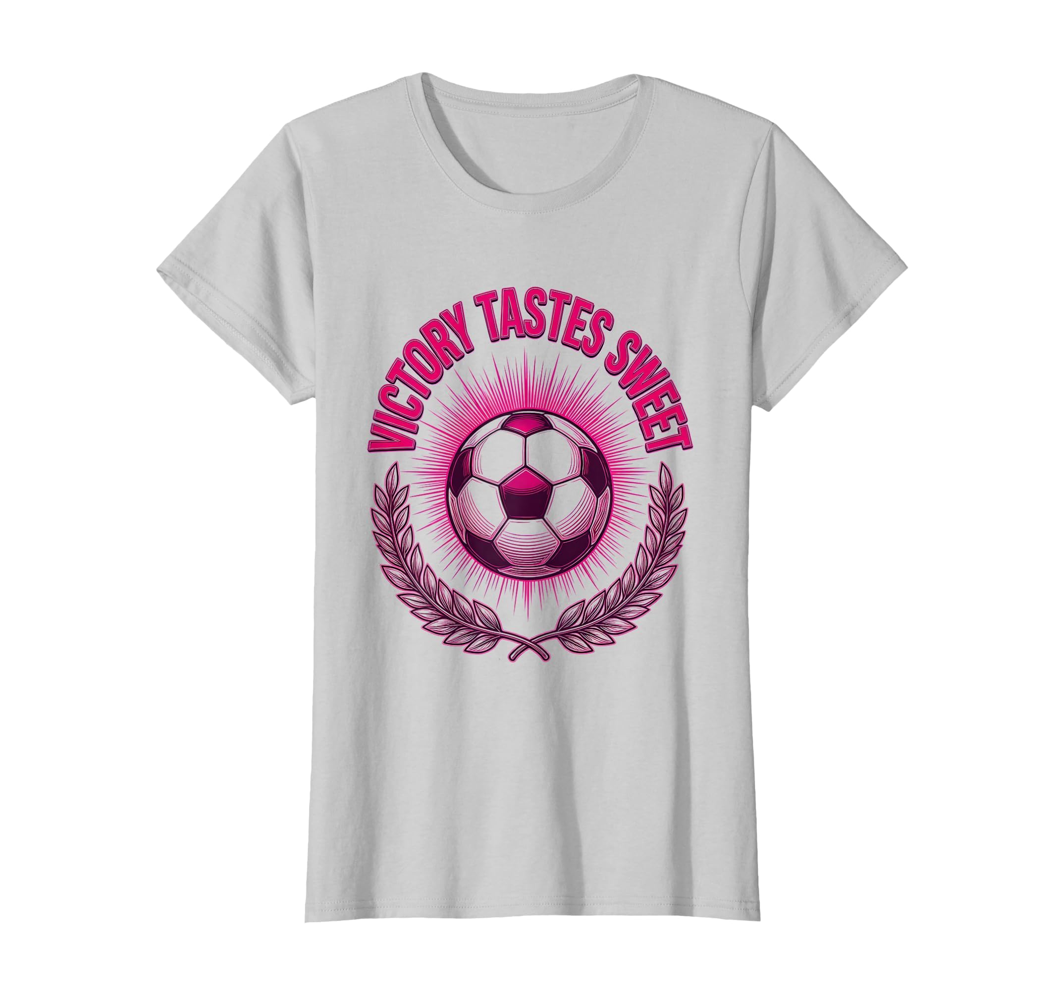 Victory Tastes Sweet Soccer T-Shirt - Trendy Graphic Men Women