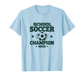 100 Days School Soccer Champion Mode T-Shirt - Minimalist Print Unisex