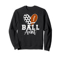 Ball Aunt Heart Soccer Football Aunt Sweatshirt - Streetwear Style Unisex