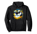 Penguin Soccer Player Fan Champion Hoodie - Custom Art Print Unisex