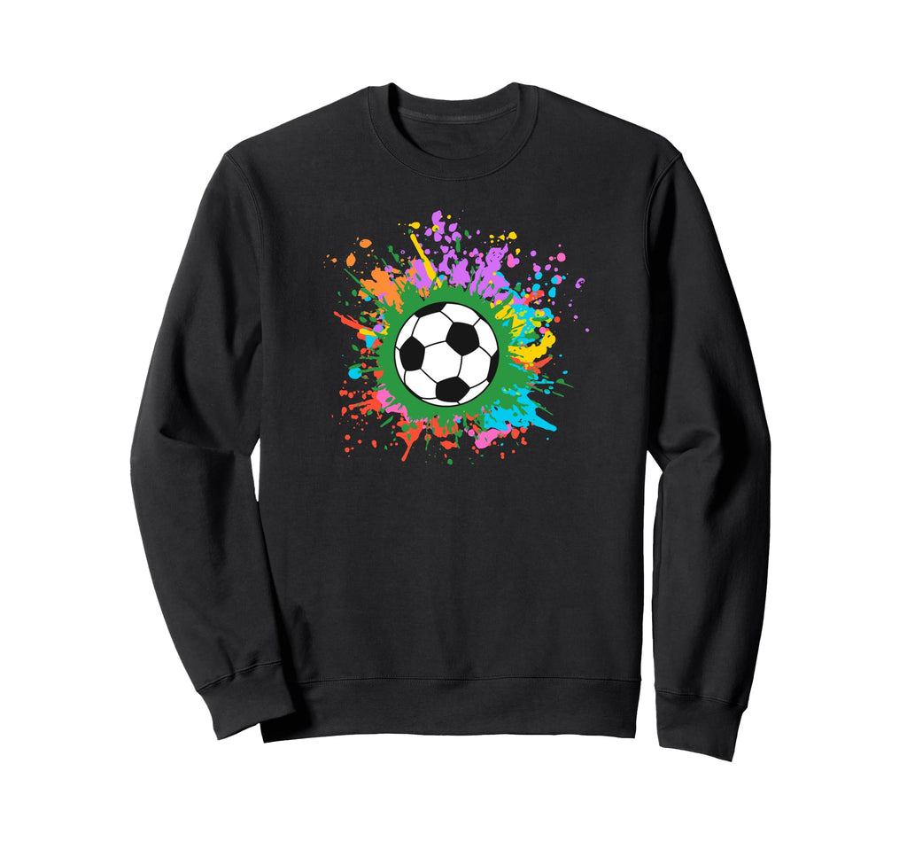 Funny Soccer Ball Coach Player Sweatshirt - Custom Art Print for Adults
