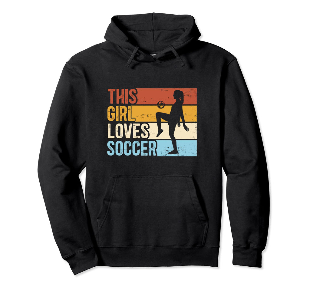 Sport Funny This Loves Soccer Hoodie - Graphic Print Unisex