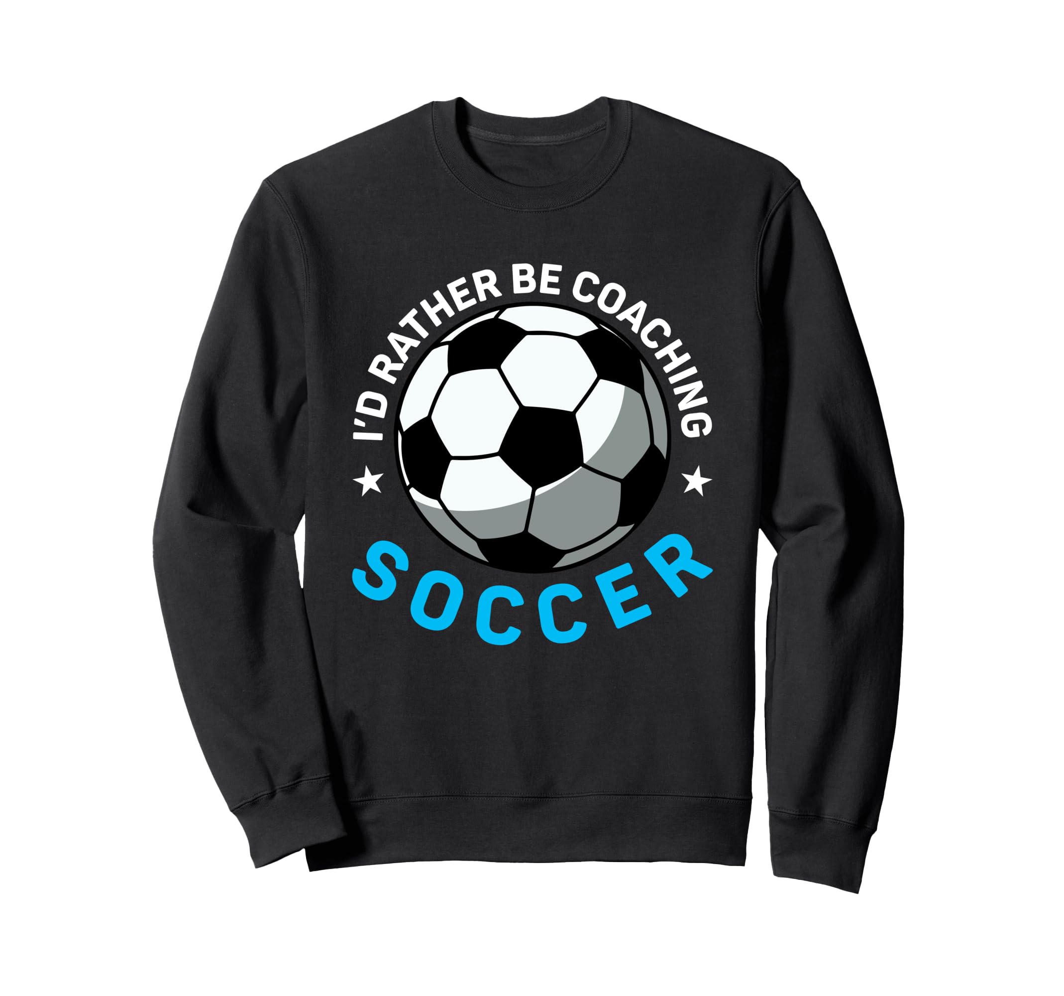 Coaching Soccer Dad Coach Soccer Sweatshirt - Novelty Apparel for Adults
