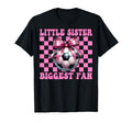 Soccer Sister Soccer Coquette Little T-Shirt - Fun Novelty Design Unisex
