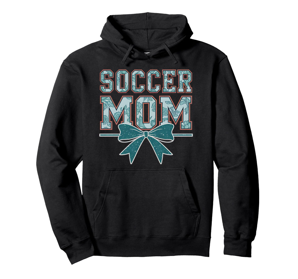 Soccer Mom Coquette Bow Mothers Day Hoodie - Custom Art Print for Adults