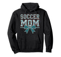 Soccer Mom Coquette Bow Mothers Day Hoodie - Custom Art Print for Adults